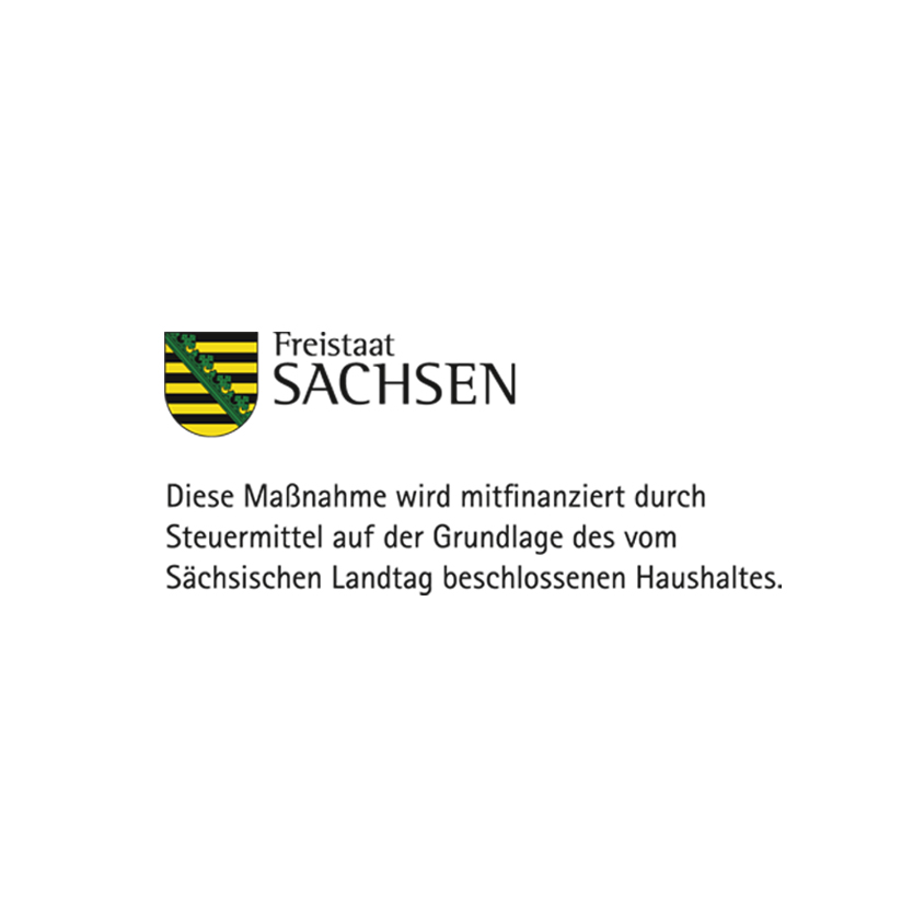AQVA SYNERGY - Förderlogo Freistaat Sachsen